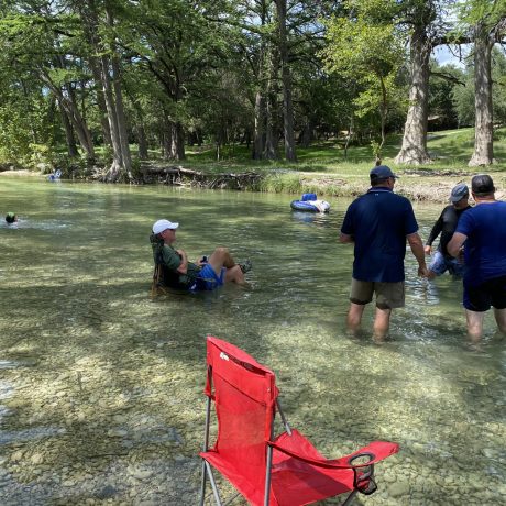 people in the water